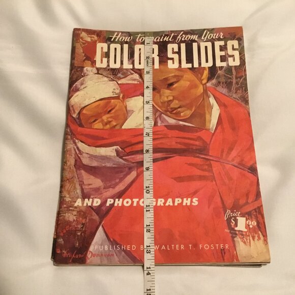 Vintage Walter T. Foster Art Books - Lot Of 3 How To Draw/Oil PAINT - Picture 10 of 10